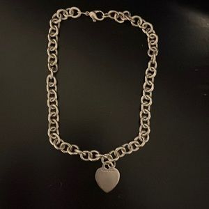 Tiffany & Co. - Sterling Silver Heart Tag Necklace